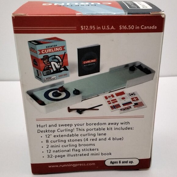 Desktop Curling Game from Running Press - New in Box - Picture 2 of 5